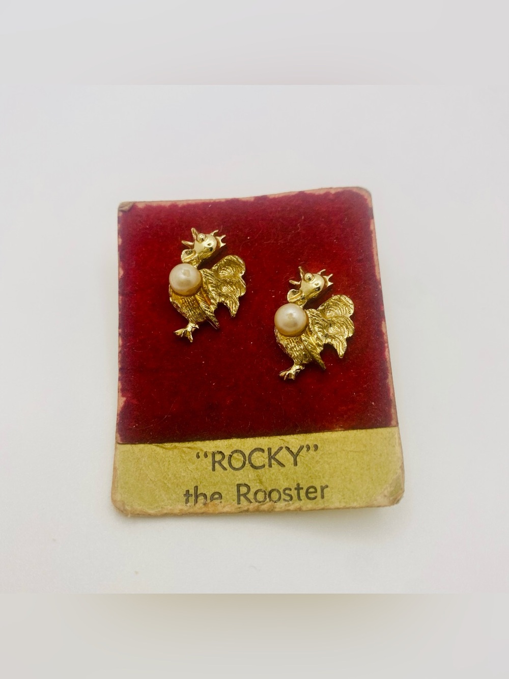 Rare Find: Vintage "Rocky the Rooster" Scatter Pins
